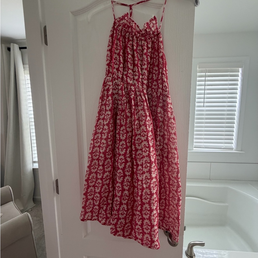 NWT By Anthropologie Gauze Halter Dress - small - sold - Picture 4 of 6